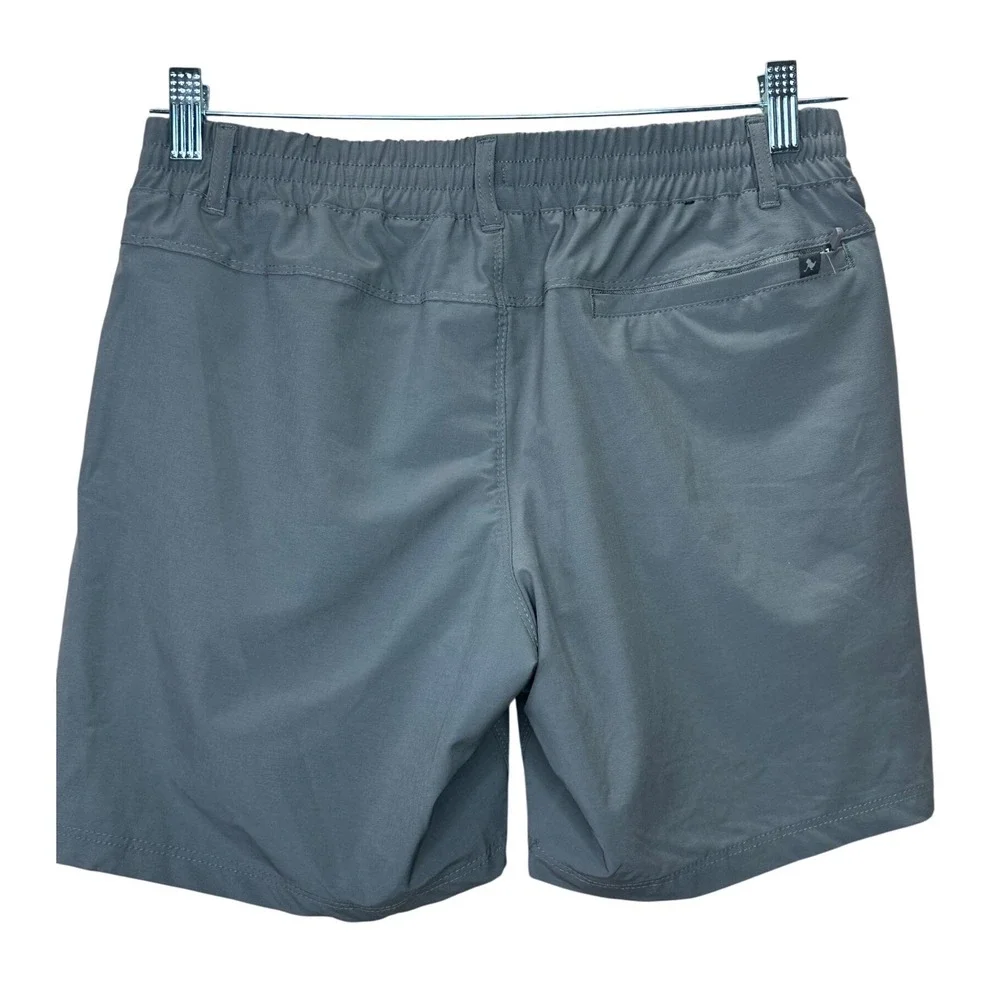 Birdie Bound‎ Men's Swim Trunks Size S P Ch Gray Elastic Waist Drawstring Ducks